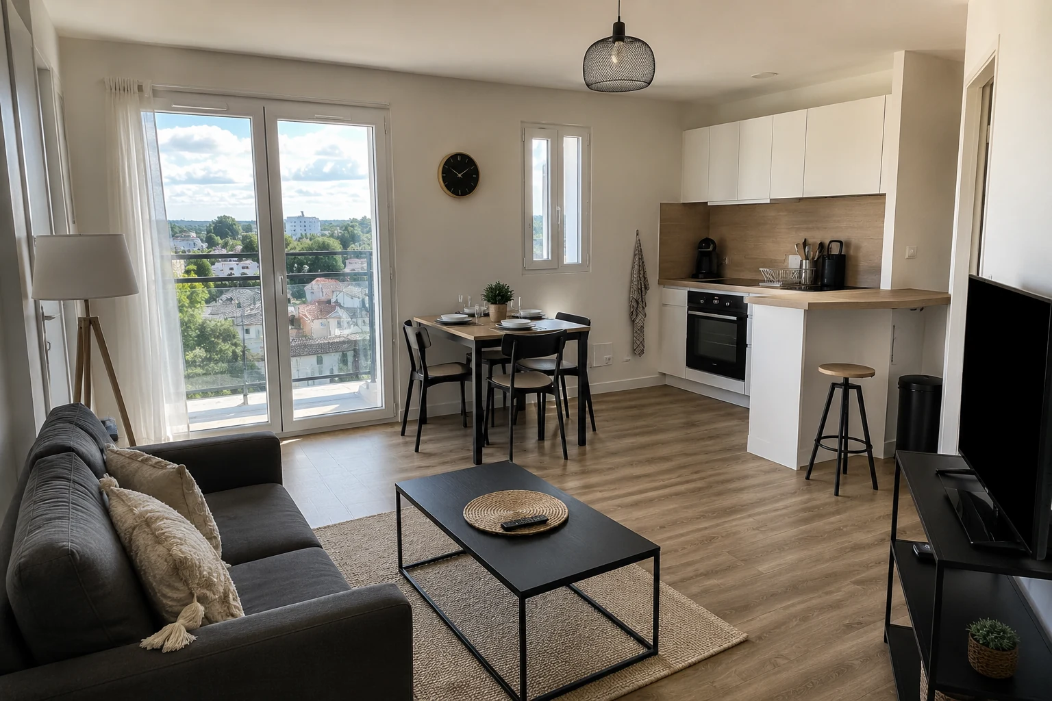 Logement propre et prêt à accueillir de nouveaux voyageurs